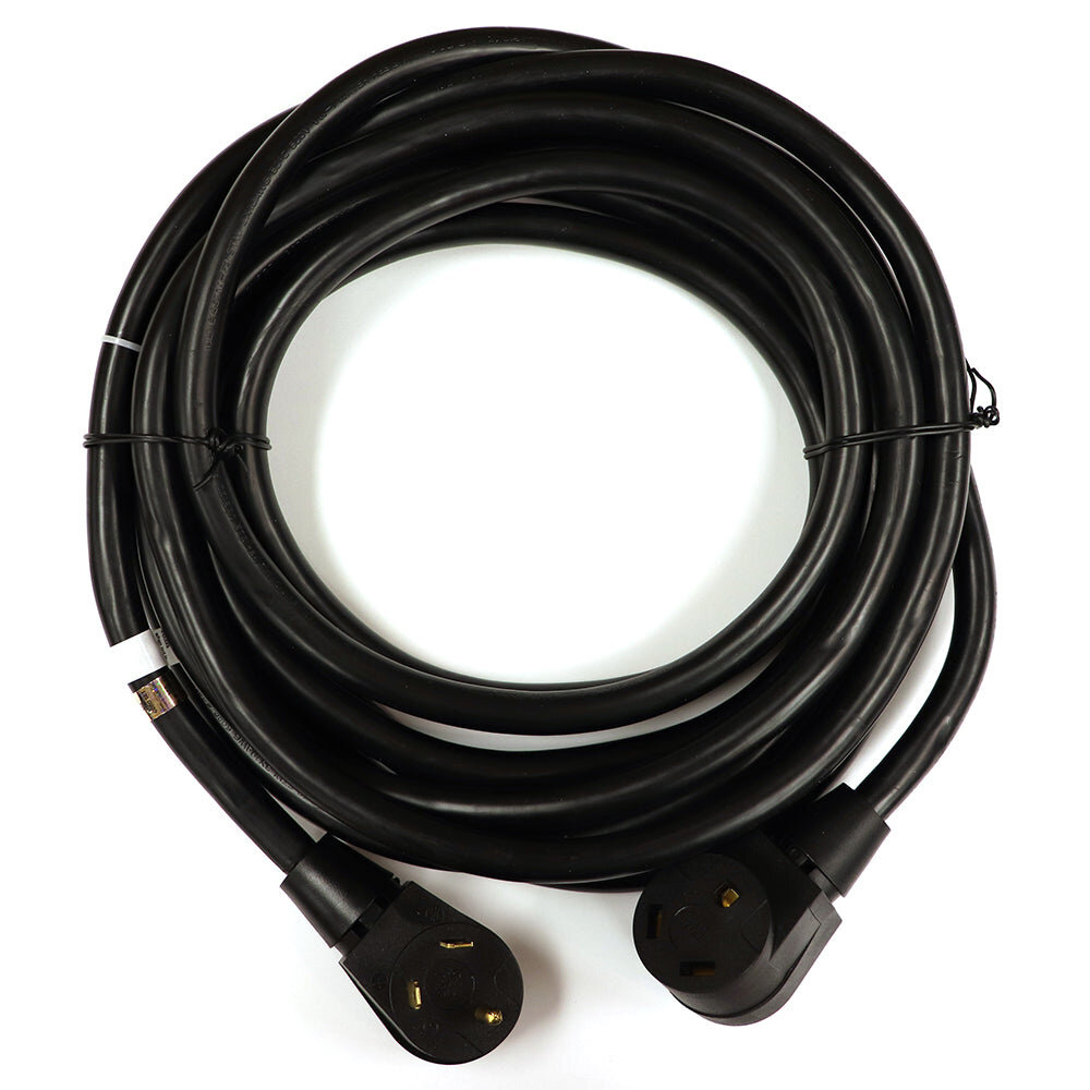 25’ Black 10/3 30 Amp RV Extension Cord