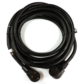 25’ Black 10/3 30 Amp RV Extension Cord
