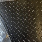 4'x8' Black Diamond Plate .030 Thickness w/ PVC film (Bulk)