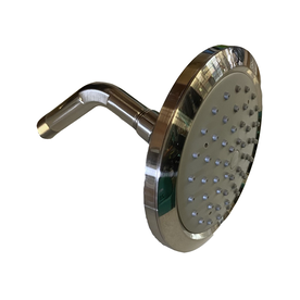 6" Brushed Nickel Rainfall Shower Head with Arm and  Flange