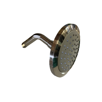 6" Brushed Nickel Rainfall Shower Head with Arm and  Flange