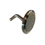 6" Brushed Nickel Rainfall Shower Head with Arm and Flange