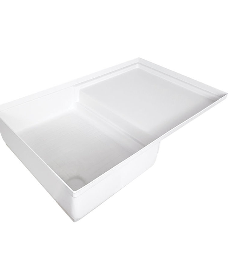 Icon Combo Shower Pan in Polar White