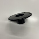 Black Plastic Recessed Floor Mount