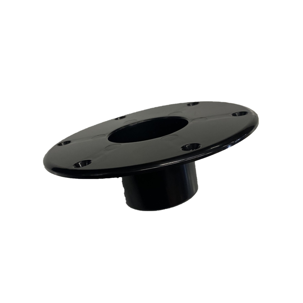 Black Plastic Recessed Floor Mount