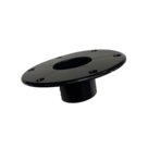 Black Plastic Recessed Floor Mount