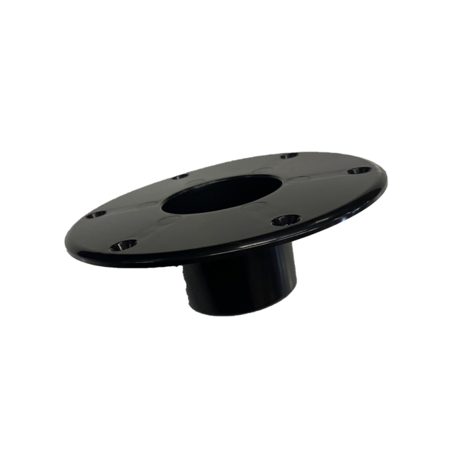 Black Plastic Recessed Floor Mount