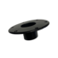 Black Plastic Recessed Floor Mount