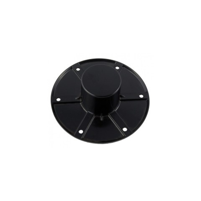 Black Metal Recessed Floor Mount