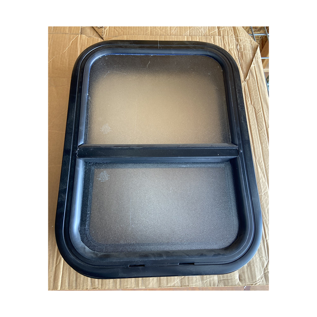 16”x22” Black Frosted Glass Window V000505317