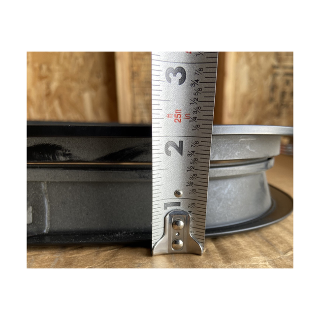 16”x22” Black Frosted Glass Window V000505317