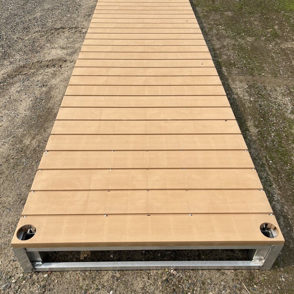 16' Dock Section (Tan) - Alumalite