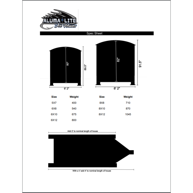 Aluma Lite Pricing List