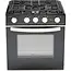 Suburban 17" 3 Burner Glasstop Range with Oven  337993-01-01A