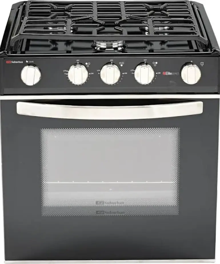 Suburban 17 3 Burner Glasstop Range with Oven 337993-01-01A - Pleasure  Land RV Surplus Store