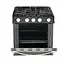 Suburban 17" 3 Burner Glasstop Range with Oven  337993-01-01A