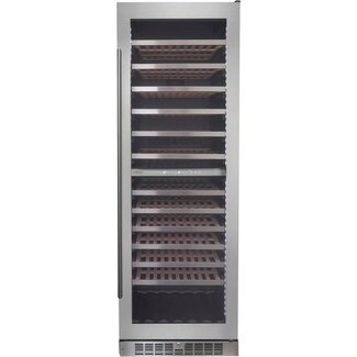 Danby Silhouette Professional Series 24 Inch Freestanding Dual Zone Wine Cooler with 129 Bottle Capacity
