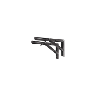 12" Black Folding Table Bracket - Pair