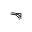 12" Black Folding Table Bracket - Pair