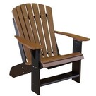 Heritage Adirondack Chair - Tudor Brown with Black Frame