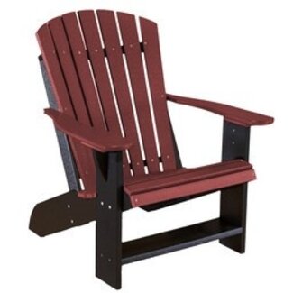 Wildridge Heritage Adirondack Chair - Cherrywood with Black Frame