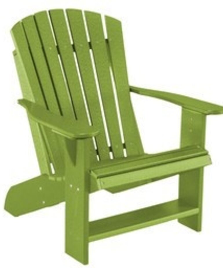 Heritage Adirondack Chair Lime Green Pleasure Land RV Surplus Store