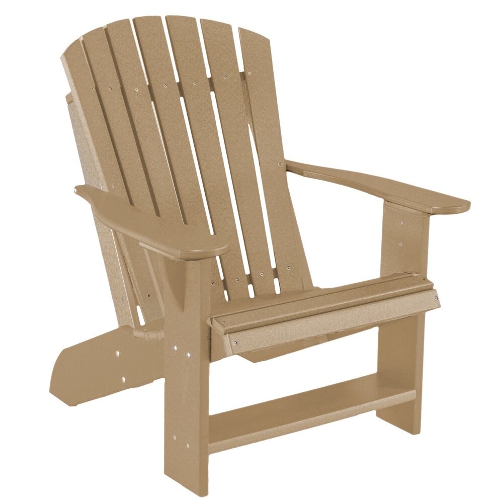 Heritage Adirondack Chair - Weathered Wood