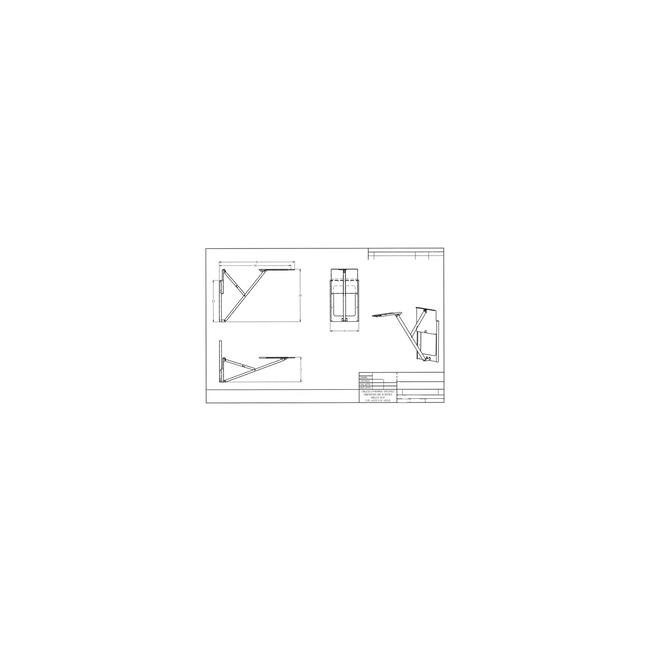 15" Black Window-Pass-Over Dream Dinette Assembly