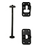 6" Black Door Holder Kit
