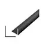 1"x1"x192" Black 90° Trim