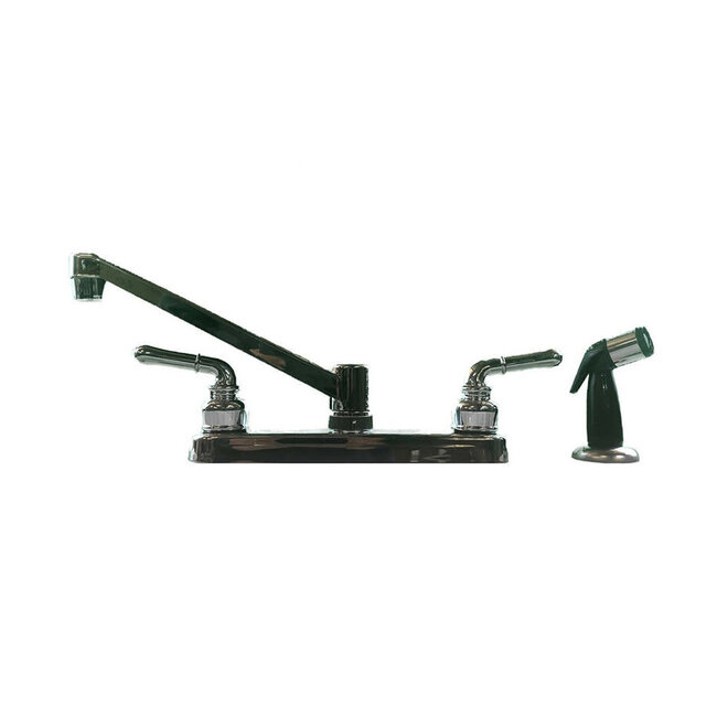 8" Chrome Faucet with Sprayer