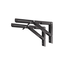 12" Black Folding Table Bracket - Pair