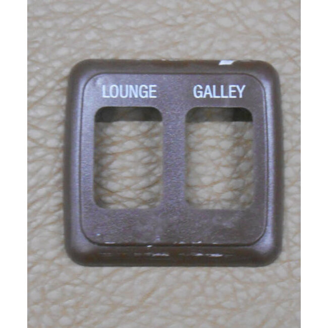 Double Switch Bezel (Brown)