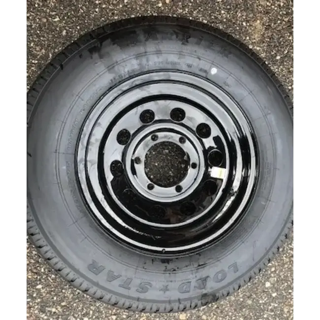 ST205/75R15 D/6H MOD Black Karrier (15X6) Wheel