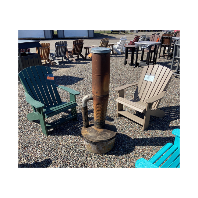 Tall Smudge Pot Patina