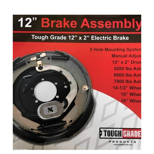 12X2 Electric Trailer Brake Assembly Left