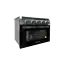 Greystone 17'' Black Oven/Range Combo with Oven Light