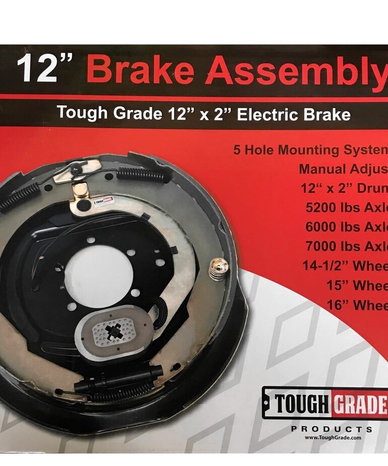 12 X 2 R Electric Brake Assembly Right