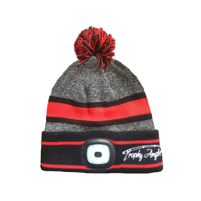 Black/Gray LED Light POM Hat