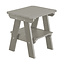 Two Tier End Table - Light Gray