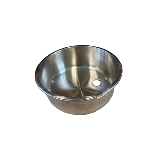 17.5” Round Stainless Steel Sink