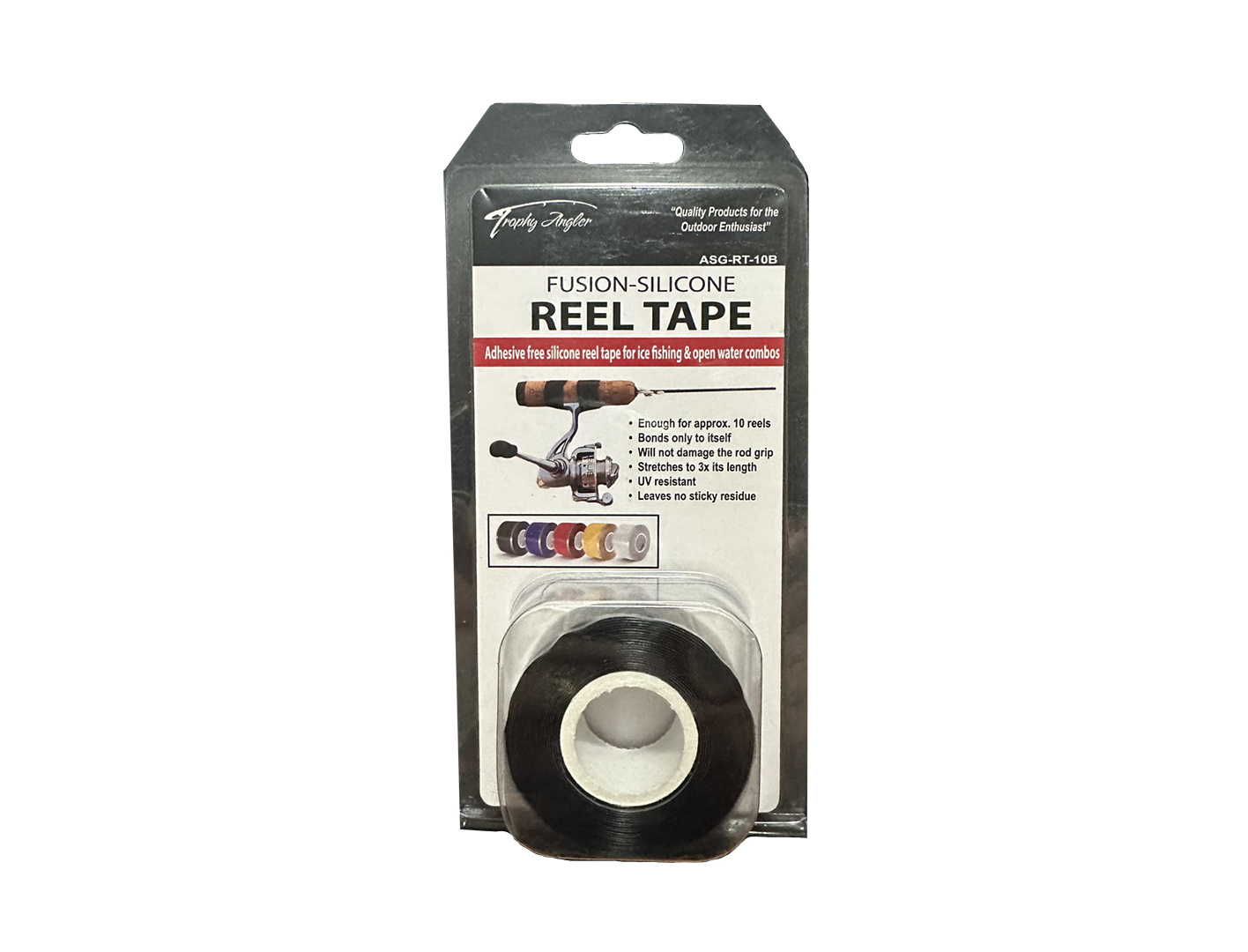 Trophy Angler Reel Tape Black 1x10' - Pleasure Land RV Surplus Store