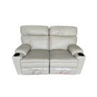 Thomas Payne 61" Baltimore Cream Theater Seating with Power Recline/Heat/Massage/LED