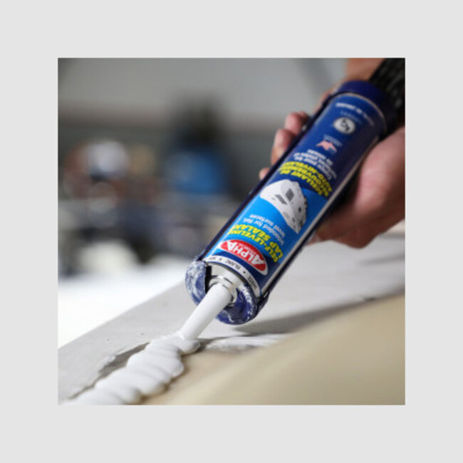 11 fl. oz. Alpha White Self-Leveling Lap Sealant