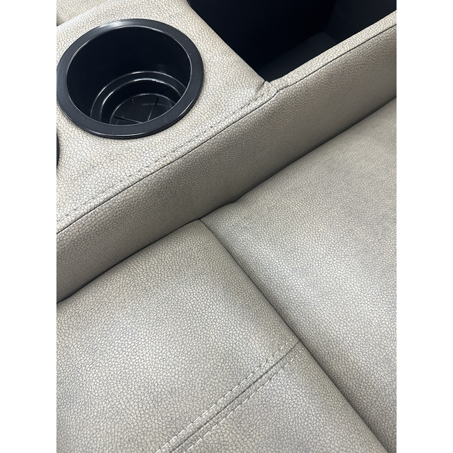 65" Stentor Stone Wall Hugger Theater Seating with Center Console