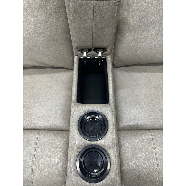 65" Stentor Stone Wall Hugger Theater Seating with Center Console