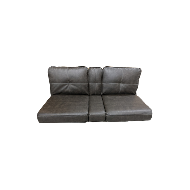 Lippert 59" Tovar Chestnut Jackknife with Center Console - T270 Silver stitching
