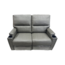 55" Levi Pebble Wall Hugger Recliner Loveseat with Heat, Massage, LED Lights