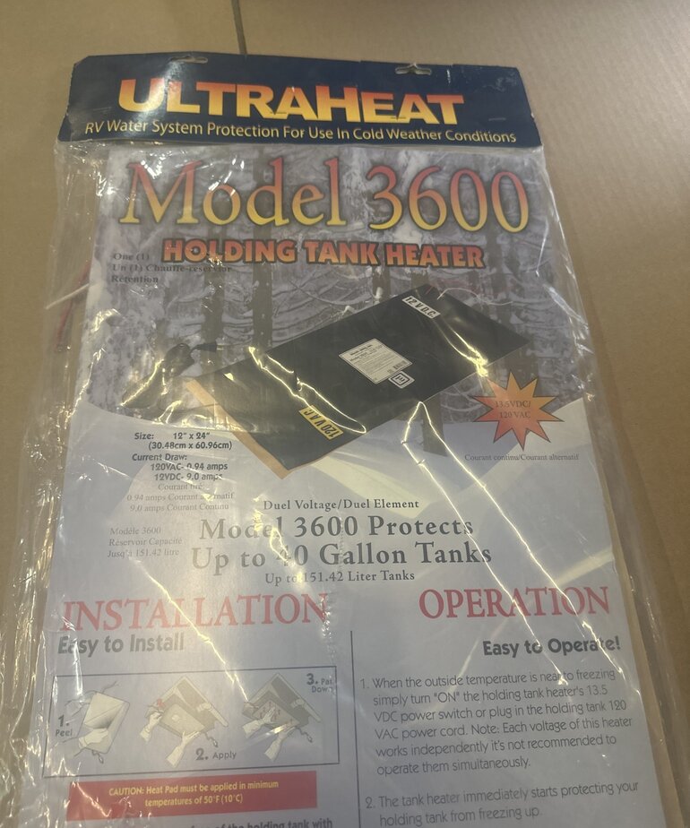 Ultra Heat 3600 Holding Tank Heater Pleasure Land RV Surplus Store