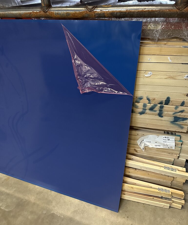 Blue Anodized Aluminum Sheet